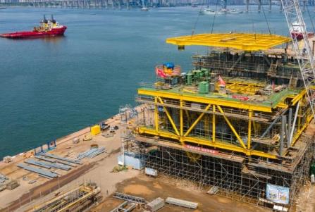 封顶！我国海上首个超高温高压气田开发又有新进展